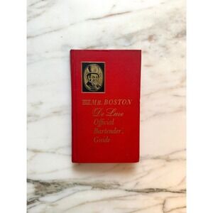 Vintage 1963 Old Mr. Boston De Luxe Official Bartender's Guide Cocktail Book